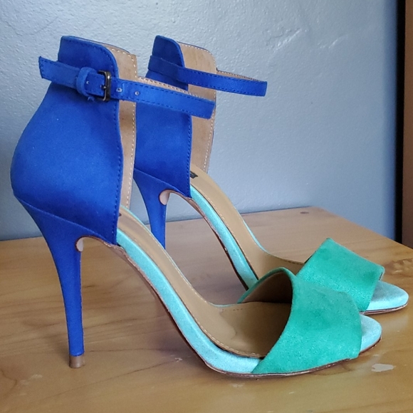 Zara Collection Suede Color lock Peep Toes - Picture 2 of 8